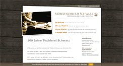 Desktop Screenshot of moebeltischlerei-schwarz.de